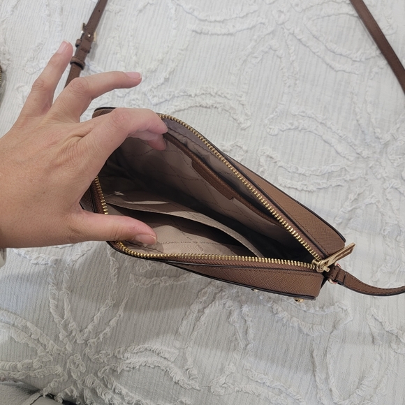 Michael Kors Sandrine Studded Saffiano Leather Crossbody Bag - Picture 5 of 5